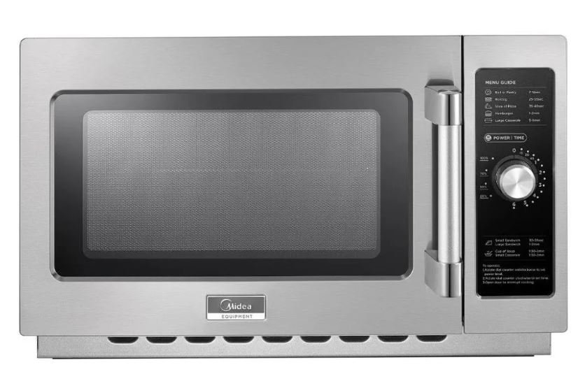 Midea 1000 Watts Manual Control Moderate Duty Commercial Microwave Oven 1034N0A