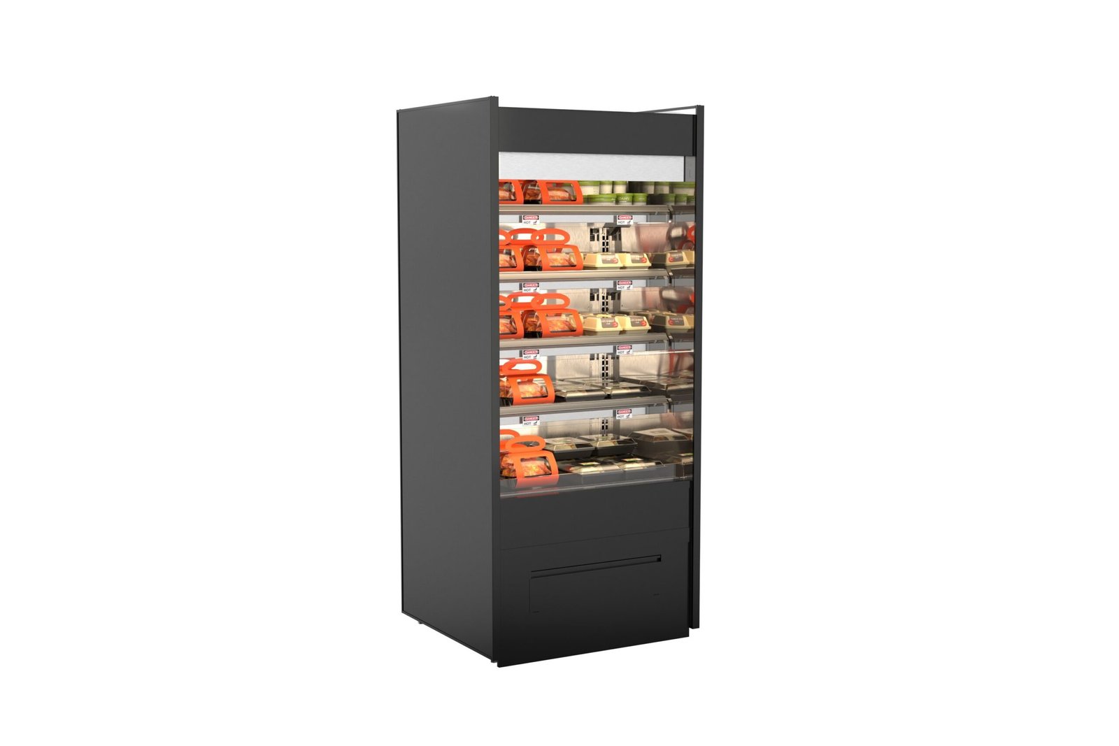 Open Air Grab N Go Heated Self Service Case - 32''D B3632H