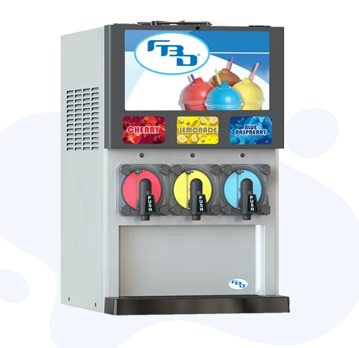 Frozen Beverage Dispenser Series 3 Flavor Base Cart Included 373