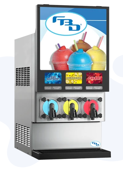 Frozen Beverage Dispenser Series 3 Flavor Base Cart Included 773