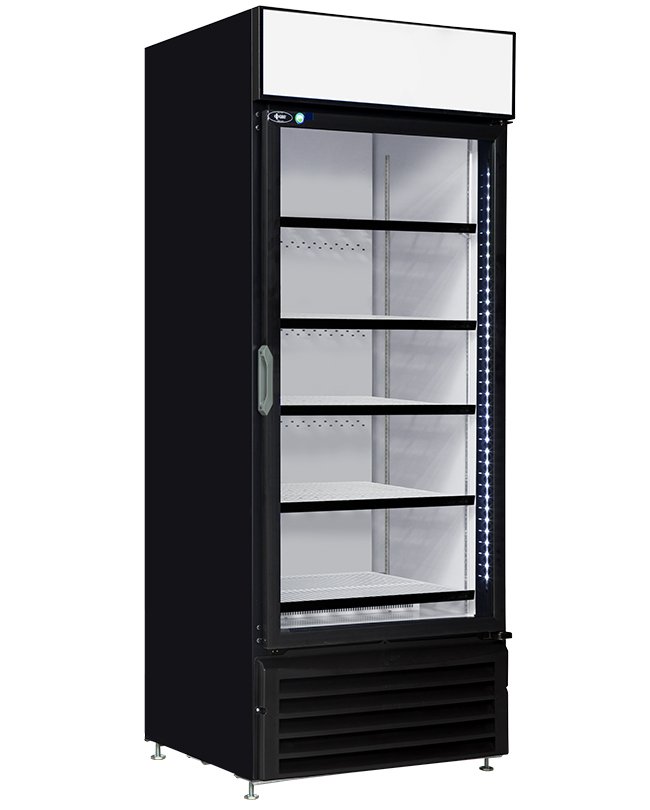 Clearance QBD CD26 Single Door Upright Pop Juice Fridge Cooler 23 CuFt