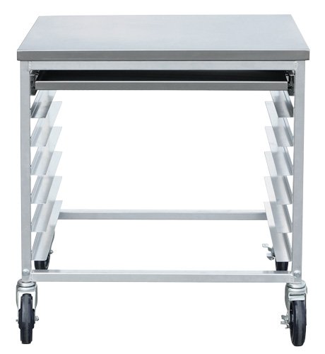 28.25″ x 18″ x 30″ Aluminum Meat Slicer Cart 44722