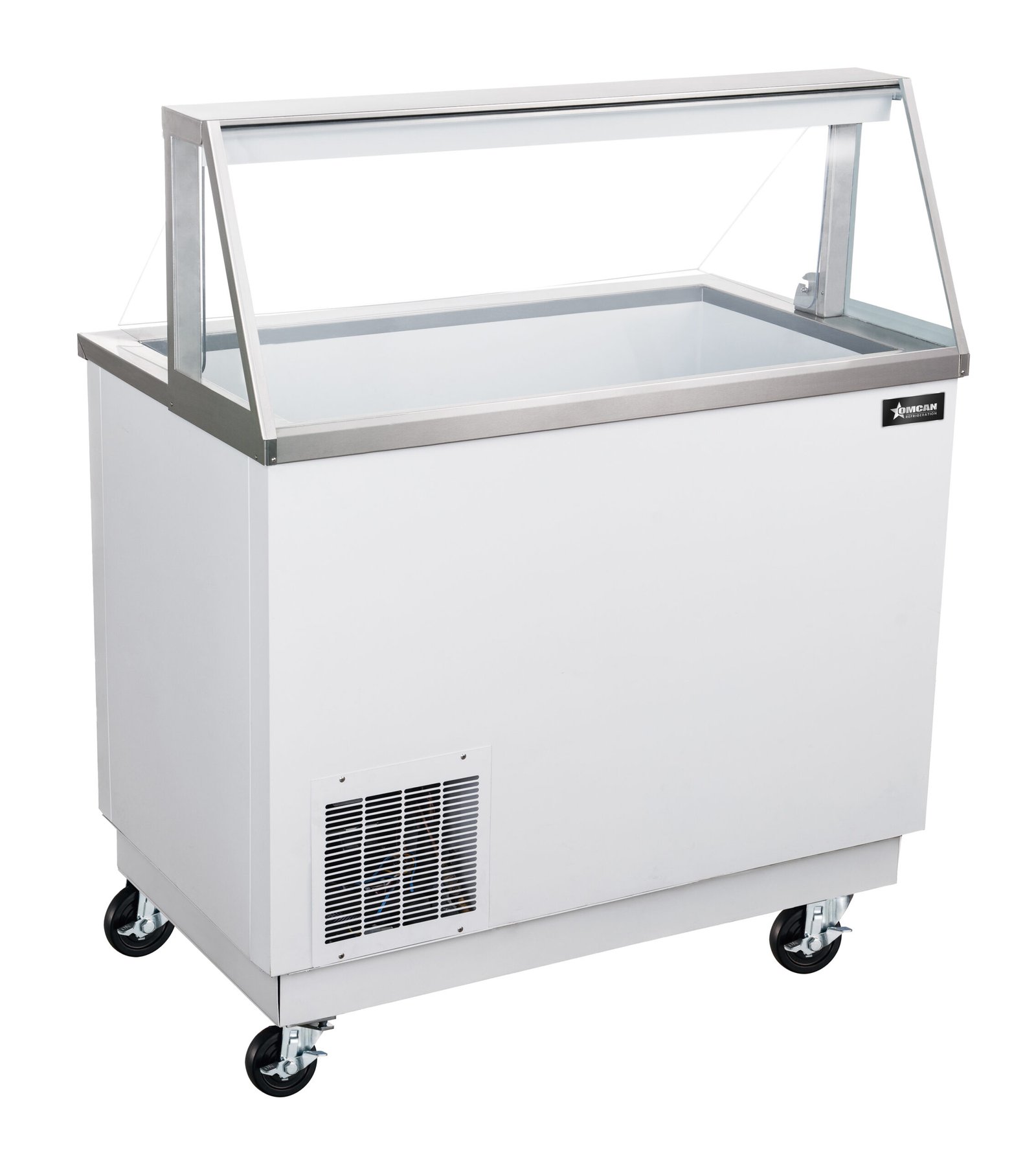 47” Ice Cream Dipping Display with Sneeze Guard 50120