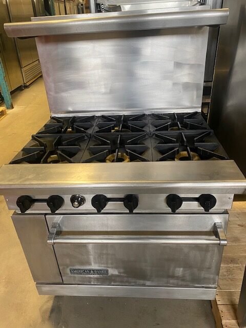 Refurbished Like New 6 Burner Oven NG