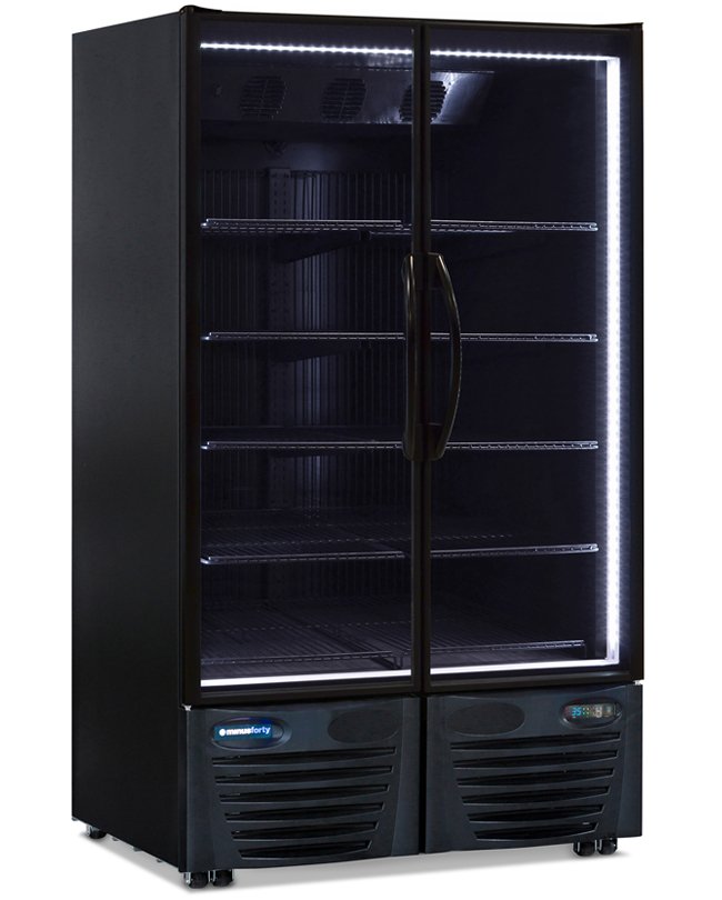 39.2 CuFt High Visibility Glass Door Refrigerator Merchandiser 43-UDGR-VF