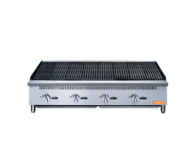 48" 140,000 BTU NG or LP, Countertop Gas Charbroiler BRB-48