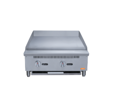 24" 60,000 BTU Gas Griddle Flat Top, NG or LP BMG-24