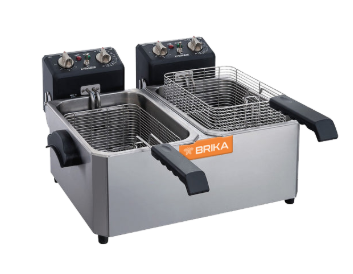 7LBS Double Basin Countertop Electric Fryer BCEF-7D