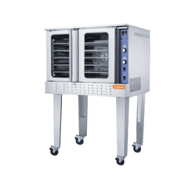 54,000 BTU Gas Convection Oven with 5 Trays NG or LP Gas Brika BCOS-1