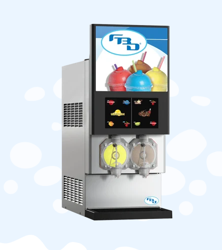 Multi-Flavor Frozen Beverage Dispenser Series 32 Flavor Base Cart Included 772-MFLV
