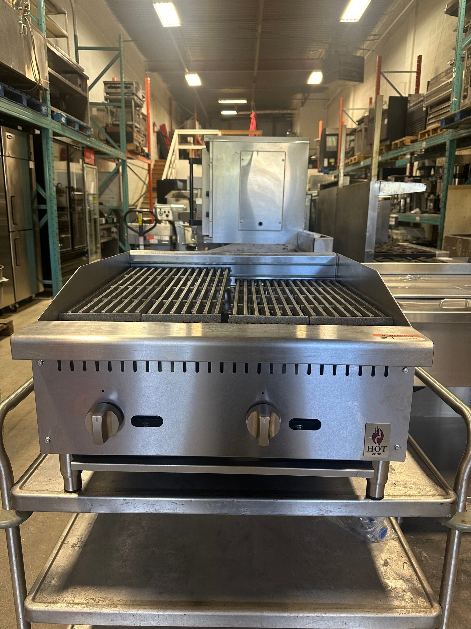 24" Countertop Gas Charbroiler NG or LP Hot Zone HZ-CB24-M