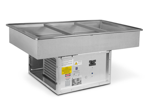 58" 4 Pan Refrigerated Cold Pan - Standard Depth, Non NSF-7, WCM-4