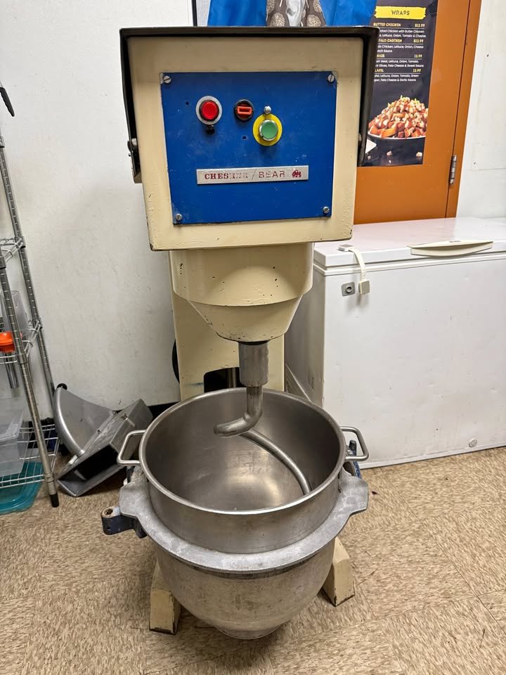 Used 60 Quart Heavy Duty Planetary Mixer 3 Phase