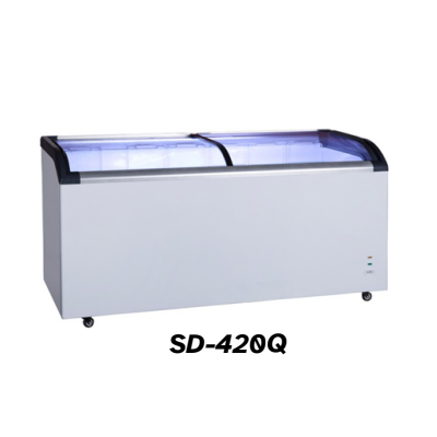 50″ Sliding Top 4 Basket Ice Cream & Food Display Freezer SD-420Q