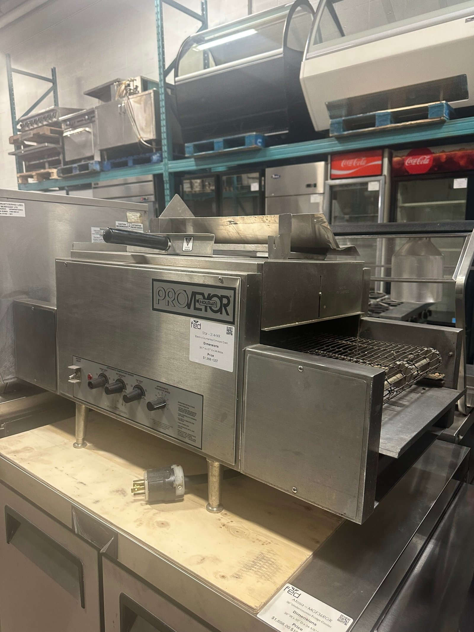 Star Electric Countertop Conveyor Oven 314HXR-CL