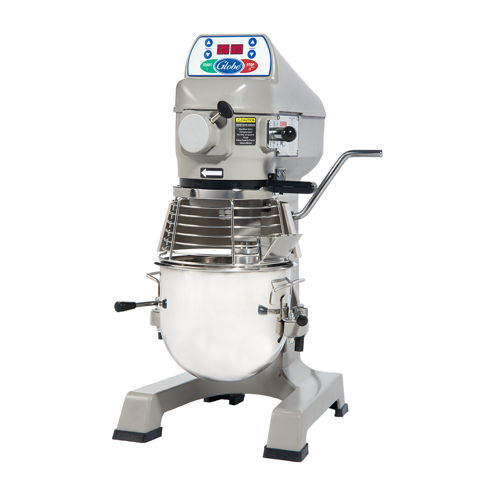 Globe 40 Qt Commercial Planetary Mixer 2 HP (208V Heavy-Duty Dough Capacity) SP40-3-V