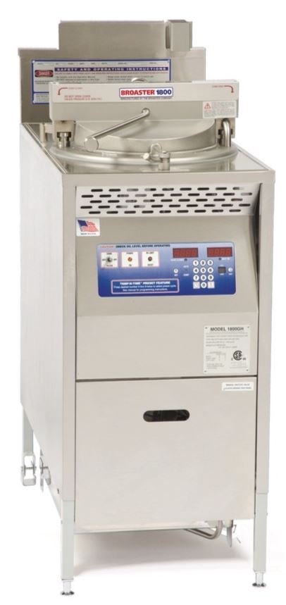 Commercial Pressure NG Fryer with Smart Touch Controller Broaster 1800 GH
