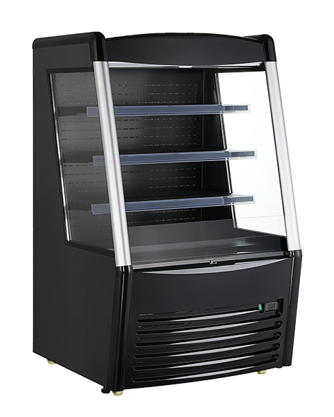 28" Black Open Refrigerated Grab n Go Display Case 260 L 47515