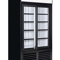 31 CuFt 2 Glass Door Upright Pop Juice Fridge Cooler QBD CD38