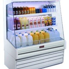 39" W x 60" H x 30" D Howard McCray Open Merchandiser Dairy SC-OD30E-3L-S-LED