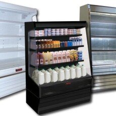 39" W x 72" H x 30" D Howard McCray Open Merchandiser Dairy SC-OD30E-B-LED