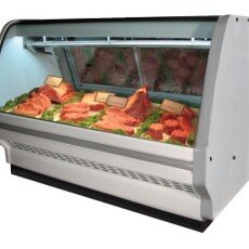 96" W Howard McCray Red Meat Service Case 40"D x 53" H x 8' L