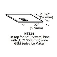 Ice-O-Matic KBT24 Ice Bin Top Adapter Kit