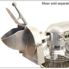 Omcan Vegetable Slicer #12 Hub Attachment Assembly and Cheese Grater Shredder Disc Holder Frame 43143