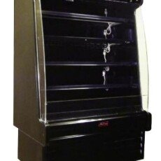 51" W x 78"H x 34-1/2"D Howard McCray Open Dairy Display SC-OD35E-4S-B-LED
