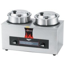 Vollrath Twin Well Countertop Warmer 8 Quart Cayenne CM-24 72040