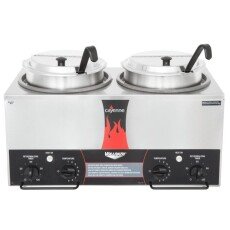 Vollrath Twin Well Countertop Warmer 7 Quart Cayenne TW-27R