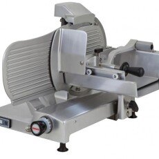 Omcan Meat Slicer 14" Horizontal Gear Driven Italian Stainless Countertop 0.40HP 39631