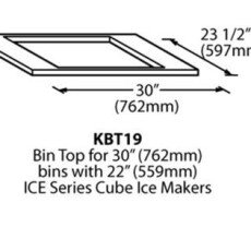 Ice-O-Matic KBT19 Ice Bin Top Adapter Kit