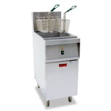 40lb 240V Commercial Electric Floor Fryer 1 Phase Power 47739