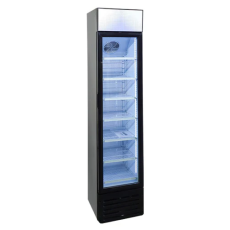 Commercial 17" Slim Glass Door Display Freezer with Top Lightbox 47242
