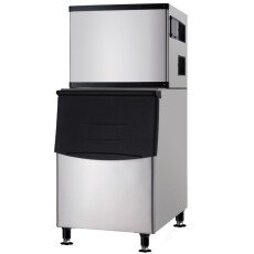 Commercial Ice Maker with Storage Bin 500 lbs / 24 Hours 375 L Capacity 30" W 46452