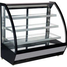 60" Commercial Refrigerated Floor Deli Display Showcase Curved Glass 46471