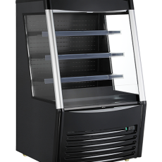 36" Black Open Refrigerated Grab n Go Display Case 390 L 47514