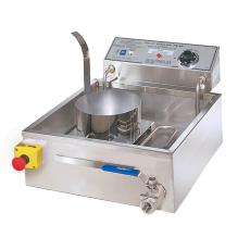 Electric Funnel Cake Fryer w/ (3) Cake Capacity, 17-1/2" 208 240v/1ph Donut Deep Fryer 8049D Machine FW-9