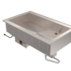 Bain Marie 3 Pan 120-volt drop-in hot well with thermostatic controls 36502