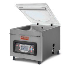 Omcan Turbovac Heavy-Duty Vacuum Packaging Machine with 16.5″ Seal Length, 21 m³ Vacuum Pump, and Gas Flush One Beam 59013