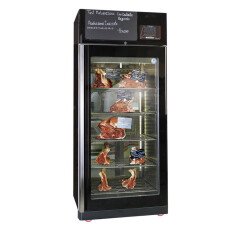 Omcan Maturmeat® 150kg cabinet with ClimaTouch® and Fumotic® – Black 46184