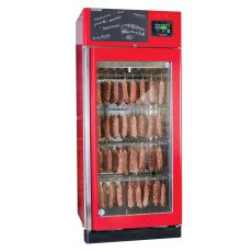 Omcan StagionelloEvo® 150KG Cabinet with Climatouch® and Fumotic® – Red 46183