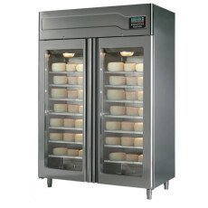 Omcan Affinacheese® 200kg wall cabinet with ClimaTouch® and Fumotic® 45519