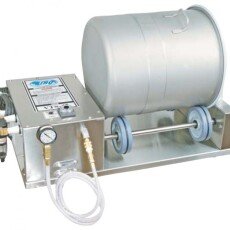 Biro Vacuum Marinating Tumbler with 40 lb. Capacity and Stainless Steel Drums with Self-Contained Pump Omcan VTS-42 17145