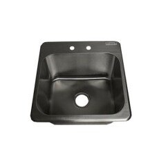 BK RESOURCES 1 COMPARTMENT DROPIN SINK 18"X15"X10" DDI-18151024