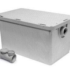 Endura Grease Trap Interceptor 50lbs 25 GPM with 2" Connector 3925XTA02-V
