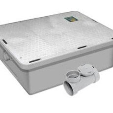 Endura Lo-Profile Grease Trap Interceptor 50lbs 25 GPM 3925A02LO-V