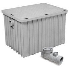 Endura Grease Trap Interceptor 100lbs 50GPM with 3" Connector 3950A03-V
