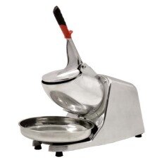 Omcan Commercial Stainless Steel Tabletop Ice Shaver 143 lb. (65 kg) per Hour – 110 V, 0.4 HP (300 W) - 47468